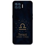 Gramaphone Oppo A73 Uyumlu Terazi Burcu Desenli Telefon Kılıfı + Ekran Koruyucu - 5774