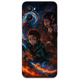 Gramaphone Oppo A96 ile Uyumlu Anime Desenli Telefon Kılıfı + Ekran Koruyucu - 5745