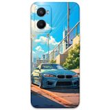Gramaphone Oppo A96 ile Uyumlu Araba Desenli Telefon Kılıfı + Ekran Koruyucu - 5760