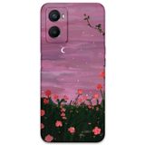 Gramaphone Oppo A96 ile Uyumlu Çiçek Desenli Telefon Kılıfı + Ekran Koruyucu - 5793