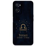 Gramaphone Oppo A96 ile Uyumlu Terazi Burcu Desenli Telefon Kılıfı + Ekran Koruyucu - 5774