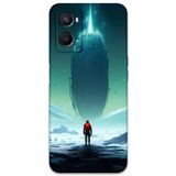 Gramaphone Oppo A96 ile Uyumlu Uzay Desenli Telefon Kılıfı + Ekran Koruyucu - 5864