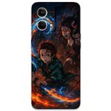Gramaphone Oppo Reno 7 ile Uyumlu Anime Desenli Telefon Kılıfı + Ekran Koruyucu - 5745