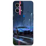 Gramaphone Oppo Reno 7 ile Uyumlu Araba Desenli Telefon Kılıfı + Ekran Koruyucu - 5767