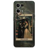 Gramaphone Oppo Reno 7 ile Uyumlu Retro Desenli Telefon Kılıfı + Ekran Koruyucu - 5846