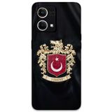 Gramaphone Oppo Reno 7 ile Uyumlu Türk Desenli Telefon Kılıfı + Ekran Koruyucu - 5855