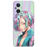 Gramaphone Oppo Reno 7 Lite ile Uyumlu Anime Desenli Telefon Kılıfı + Ekran Koruyucu - 5743