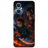 Gramaphone Oppo Reno 7 Lite ile Uyumlu Anime Desenli Telefon Kılıfı + Ekran Koruyucu - 5745