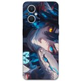 Gramaphone Oppo Reno 7 Lite ile Uyumlu Anime Desenli Telefon Kılıfı + Ekran Koruyucu - 5748
