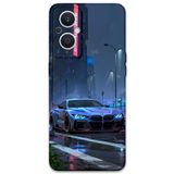 Gramaphone Oppo Reno 7 Lite ile Uyumlu Araba Desenli Telefon Kılıfı + Ekran Koruyucu - 5767
