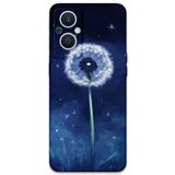 Gramaphone Oppo Reno 7 Lite ile Uyumlu Çiçek Desenli Telefon Kılıfı + Ekran Koruyucu - 5787