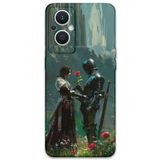 Gramaphone Oppo Reno 7 Lite ile Uyumlu Retro Desenli Telefon Kılıfı + Ekran Koruyucu - 5839