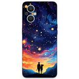 Gramaphone Oppo Reno 7 Lite ile Uyumlu Uzay Desenli Telefon Kılıfı + Ekran Koruyucu - 5863