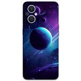 Gramaphone Oppo Reno 7 Lite ile Uyumlu Uzay Desenli Telefon Kılıfı + Ekran Koruyucu - 5866