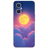 Gramaphone Oppo Reno 7 Lite ile Uyumlu Uzay Desenli Telefon Kılıfı + Ekran Koruyucu - 5869