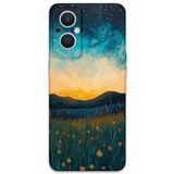 Gramaphone Oppo Reno 7 Lite ile Uyumlu Uzay Desenli Telefon Kılıfı + Ekran Koruyucu - 5871