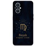Gramaphone Oppo Reno 7 Lite Uyumlu Başak Burcu Desenli Telefon Kılıfı + Ekran Koruyucu - 5773