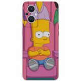 Gramaphone Oppo Reno 7 Lite Uyumlu Çizgi Film Desenli Telefon Kılıfı + Ekran Koruyucu - 5820