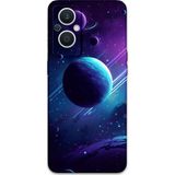 Gramaphone Oppo Reno 7 Lite Uyumlu Uzay Desenli Telefon Kılıfı + Ekran Koruyucu - 5866