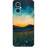 Gramaphone Oppo Reno 7 Lite Uyumlu Uzay Desenli Telefon Kılıfı + Ekran Koruyucu - 5871