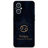 Gramaphone Oppo Reno 7 Lite Uyumlu Yengeç Burcu Desenli Telefon Kılıfı + Ekran Koruyucu - 5771