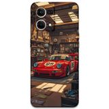 Gramaphone Oppo Reno 7 Uyumlu Araba Desenli Telefon Kılıfı + Ekran Koruyucu - 5759
