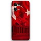 Gramaphone Oppo Reno 7 Uyumlu Atatürk Desenli Telefon Kılıfı + Ekran Koruyucu - 5848
