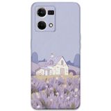 Gramaphone Oppo Reno 7 Uyumlu Çiçek Desenli Telefon Kılıfı + Ekran Koruyucu - 5800
