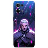 Gramaphone Oppo Reno 7 Uyumlu Geralt Desenli Telefon Kılıfı + Ekran Koruyucu - 5826