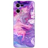 Gramaphone Oppo Reno 7 Uyumlu Mermer Desenli Telefon Kılıfı + Ekran Koruyucu - 5813