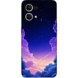 Gramaphone Oppo Reno 7 Uyumlu Uzay Desenli Telefon Kılıfı + Ekran Koruyucu - 5867