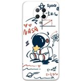 Gramaphone Poco F2 Pro Uyumlu Astronot Desenli Telefon Kılıfı + Ekran Koruyucu - 5858