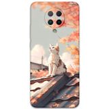 Gramaphone Poco F2 Pro Uyumlu Kedi Desenli Telefon Kılıfı + Ekran Koruyucu - 5784