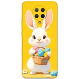 Gramaphone Poco F2 Pro Uyumlu Tavşan Desenli Telefon Kılıfı + Ekran Koruyucu - 5806