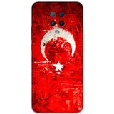 Gramaphone Poco F2 Pro Uyumlu Türk Bayrağı Desenli Telefon Kılıfı + Ekran Koruyucu - 5847