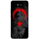 Gramaphone Poco F2 Pro Uyumlu Türk Bayrağı Desenli Telefon Kılıfı + Ekran Koruyucu - 5852