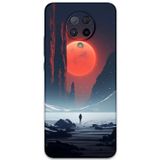 Gramaphone Poco F2 Pro Uyumlu Uzay Desenli Telefon Kılıfı + Ekran Koruyucu - 5861