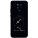 Gramaphone Poco F2 Pro Uyumlu Yay Burcu Desenli Telefon Kılıfı + Ekran Koruyucu - 5776