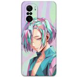 Gramaphone Poco F3 ile Uyumlu Anime Desenli Telefon Kılıfı + Ekran Koruyucu - 5743