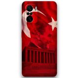 Gramaphone Poco F3 ile Uyumlu Atatürk Desenli Telefon Kılıfı + Ekran Koruyucu - 5848
