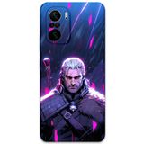 Gramaphone Poco F3 ile Uyumlu Geralt Desenli Telefon Kılıfı + Ekran Koruyucu - 5826