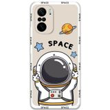 Gramaphone Poco F3 Uyumlu Astronot Desenli Telefon Kılıfı + Ekran Koruyucu - 5865