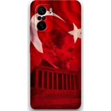 Gramaphone Poco F3 Uyumlu Atatürk Desenli Telefon Kılıfı + Ekran Koruyucu - 5848