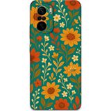 Gramaphone Poco F3 Uyumlu Çiçek Desenli Telefon Kılıfı + Ekran Koruyucu - 5786