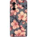 Gramaphone Poco F3 Uyumlu Çiçek Desenli Telefon Kılıfı + Ekran Koruyucu - 5801