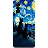 Gramaphone Poco F3 Uyumlu Kedi Desenli Telefon Kılıfı + Ekran Koruyucu - 5782