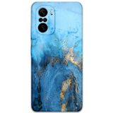 Gramaphone Poco F3 Uyumlu Mermer Desenli Telefon Kılıfı + Ekran Koruyucu - 5812
