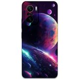 Gramaphone Poco F3 Uyumlu Uzay Desenli Telefon Kılıfı + Ekran Koruyucu - 5862