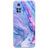 Gramaphone Poco M4 Pro 4G ile Uyumlu Mermer Desenli Telefon Kılıfı + Ekran Koruyucu - 5816