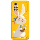 Gramaphone Poco M4 Pro 4G ile Uyumlu Tavşan Desenli Telefon Kılıfı + Ekran Koruyucu - 5807